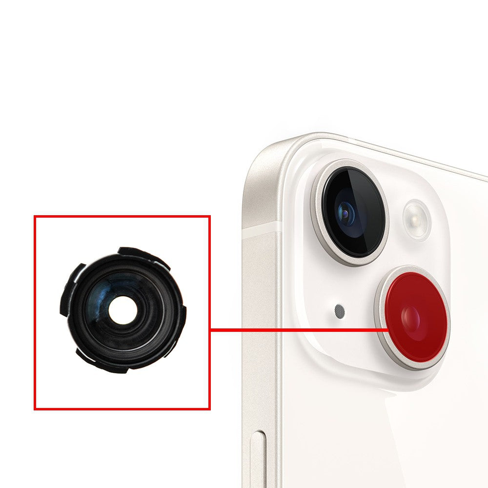 Rear Camera Wide Angle Blue Light Bead Lens Replacement For iPhone 14 / 14 Plus Rear Camera Wide Angle Blue Light Bead Lens Replacement For iPhone 14 / 14 Plus